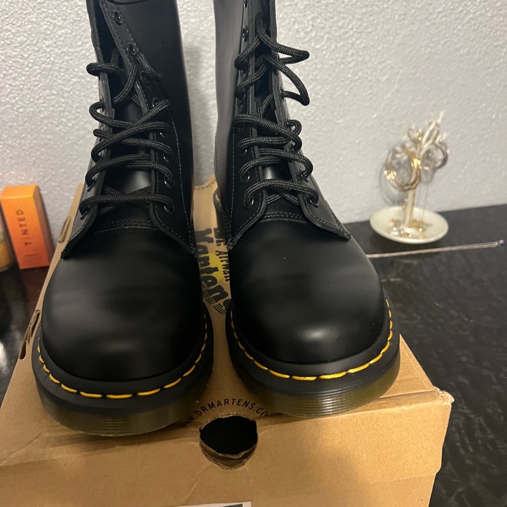 Dr. Martens Black Leather Boots